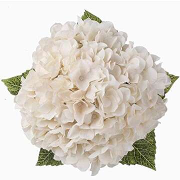 Lifelike 2 Bouquets Silk Hydrangea Arrangements for All Occasions