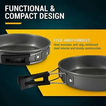 Winterial Camping Cookware Set for Outdoor Adventures
