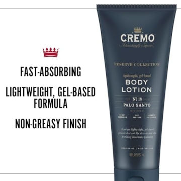 Cremo Palo Santo Body Lotion with Premium Scent 8oz