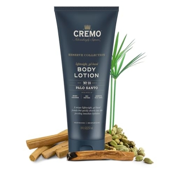 Cremo Palo Santo Body Lotion with Premium Scent 8oz
