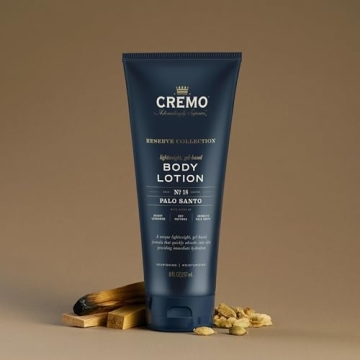 Cremo Palo Santo Body Lotion with Premium Scent 8oz