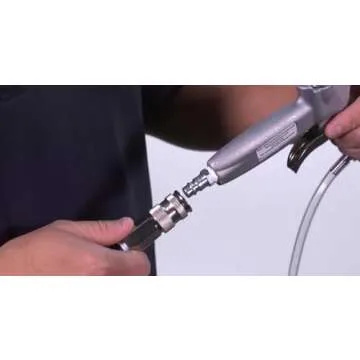 Guardair 79SG012 Pneumatic Syphon Oil and Solvent Spray Gun with Classic Pistol Grip, 12-Inch Aluminum Extension and Brass Nozzle