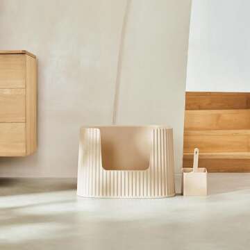 Michu XXL Boba Deluxe Cat Litter Box - Spacious Design