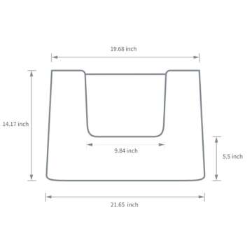 Michu XXL Boba Deluxe Cat Litter Box - Spacious Design