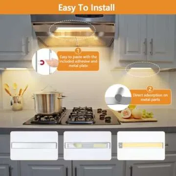 Dimmable Under Cabinet Lights 60 LED Motion Sensor