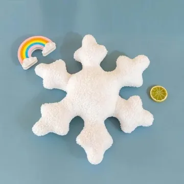 Snowflake Pillow for Winter Home Decor and Comfort