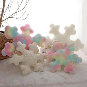 Snowflake Pillow for Winter Home Decor and Comfort
