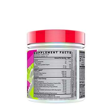 GHOST Legend 30 Servings Pre-Workout Supplement (Warheads Sour Watermelon, 1 Container)