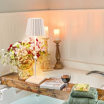 GGOYING Cordless Table Lamp with 3 Color Dimming