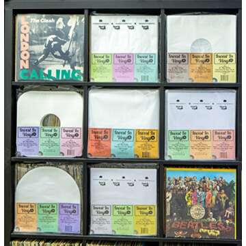 Invest In Vinyl 50 Master Sleeves Rice Paper Anti Static LP Inner Sleeves Vinyl Record Sleeves Provide Your LP Collection with The Proper Protection