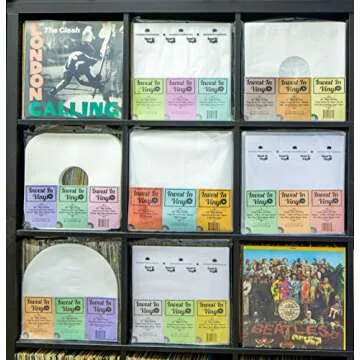 Invest In Vinyl 50 Master Sleeves Rice Paper Anti Static LP Inner Sleeves Vinyl Record Sleeves Provide Your LP Collection with The Proper Protection