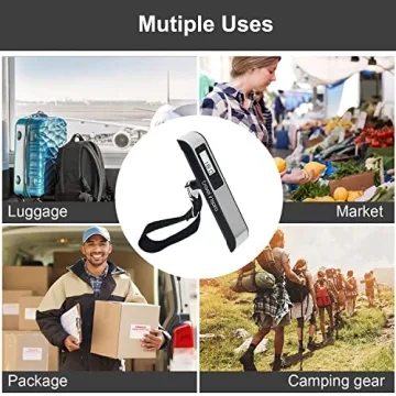 Travel Inspira Luggage Scale with Overweight Alert LCD Display