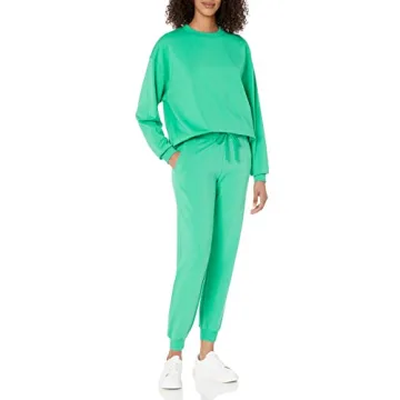 The Drop Margot Loose Long Sleeve Crewneck Sweatshirt