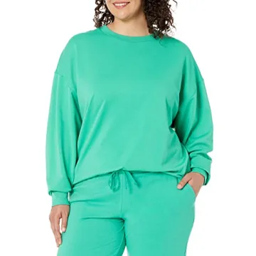 The Drop Margot Loose Long Sleeve Crewneck Sweatshirt