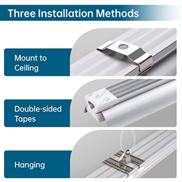 Barrina LED Grow Light, 252W(6 x 42W) 4ft T8, Full Spectrum, V-Shape with Reflector, Linkable Design, Plant Lights for Indoor Plants, 6-Pack