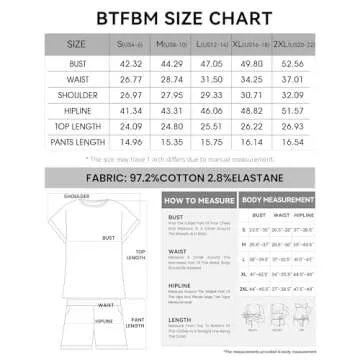 BTFBM Womens Striped Knit Sets 2 Piece Outfits 2025 Summer Short Sleeve Tops Elastic Waist Shorts Lounge Sets Pockets(Beige Brown, Small)