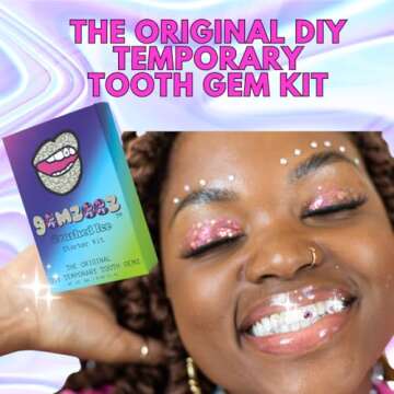 Gemzeez: The Original DIY Temporary Tooth Gemz Starter Kit (Crushed Ice)