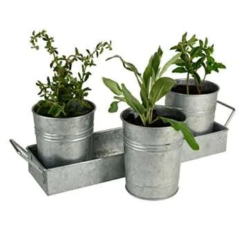 Artland Masonware Picnic Caddy & Planter Set - Rustic Style