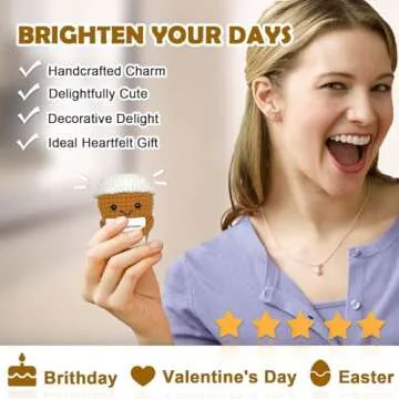 Krinisou Cute Crocheted Coffee Gifts for Everyone