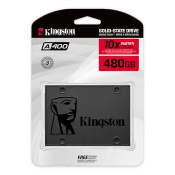 Kingston 480GB A400 SATA 3 SSD for Fast Performance