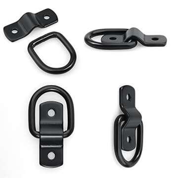 EXCELFU Heavy Duty D-Ring Tie Downs for Versatile Use