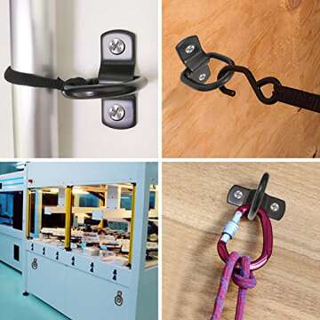 EXCELFU Heavy Duty D-Ring Tie Downs for Versatile Use