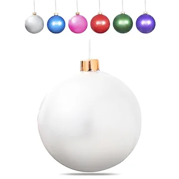 Inflatable Oversized Ornaments Jumbo Christmas Balls 15" 18" 25" or 30" inches Holiday Decorations I...