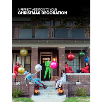 Inflatable Oversized Christmas Balls For Indoor Outdoor Festivities