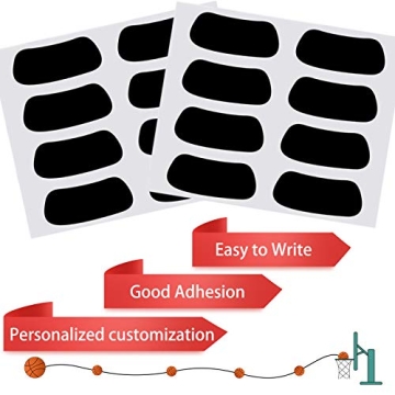 Customizable Eye Black Stickers for Kids Sports Events