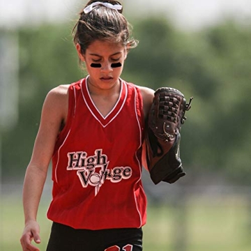 Customizable Eye Black Stickers for Kids Sports Events