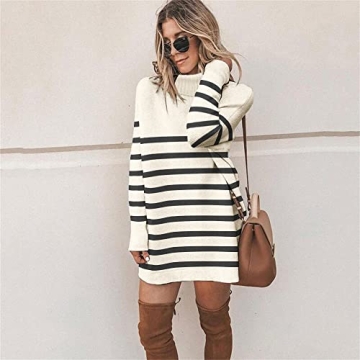 ETCYY Oversized Turtleneck Sweater - Cozy Fall Fashion