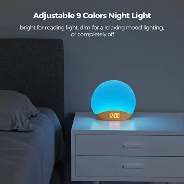 HOUSBAY Sunrise Alarm Clock with White Noise Machine