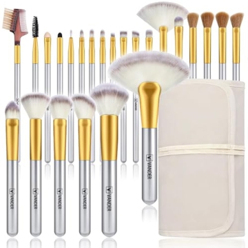 VANDER 24pcs Synthetic Makeup Brush Set for All Needs