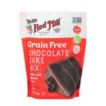 Bob's Red Mill Grain Free Chocolate Cake Mix 5-10.5 oz Bags