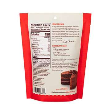 Bob's Red Mill Grain Free Chocolate Cake Mix 5-10.5 oz Bags
