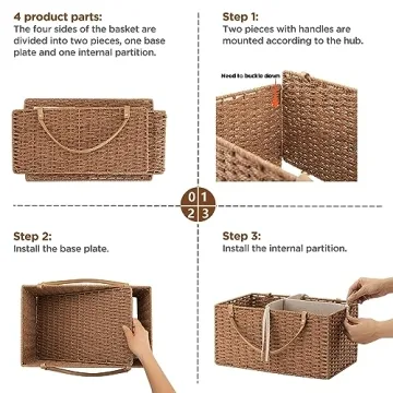 HBlife Baby Diaper Caddy - Large Organizer for Essentials