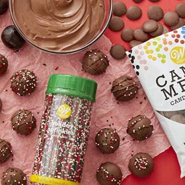 Wilton Christmas Nonpareils Sprinkles 13 oz Bulk Pack