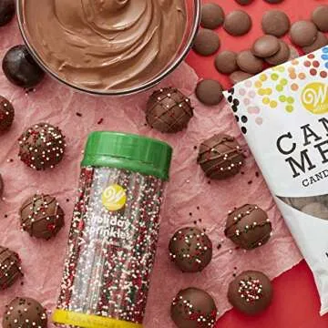 Wilton Christmas Nonpareils Sprinkles 13 oz Bulk Pack