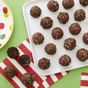 Wilton Christmas Nonpareils Sprinkles 13 oz Bulk Pack