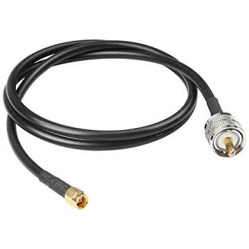 ELECTOP SMA Male to UHF Male PL259 RG58 Coaxial Cable 2.6ft(80cm)