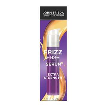 John Frieda Frizz Ease Extra Strength Hair Serum - Nourishing Oil and Straight Fixation Styling Crem...