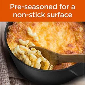 COMMERCIAL CHEF Cast Iron Dutch Oven with Skillet Lid