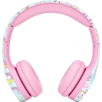 Snug Play+ Kids Headphones with Volume Limiting for Toddlers (Boys/Girls) - Unicorns