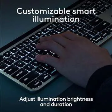 Logitech MX Keys S for Mac, Wireless Keyboard, Fluid, Precise Laptop-Like Typing, Programmable Keys, Backlit, Bluetooth USB C Rechargeable for MacBook Pro, MacBook Air, iMac, iPad - Pale Grey