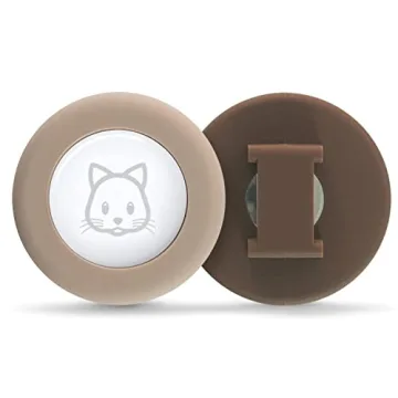 Sweet Baby Co. Airtag Cat Collar or Extra Small Dog Holder 2 Pack Fits Half Inch Collars