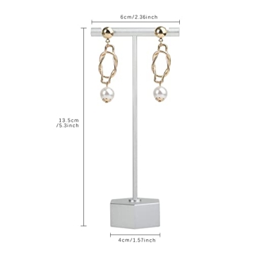 Elegant GemeShou Earring T Bar Stand for Displays