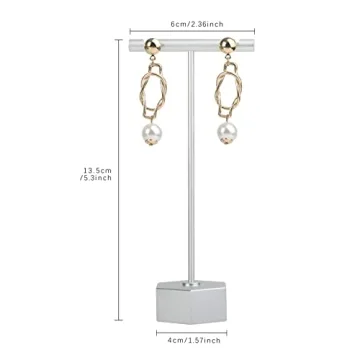 Elegant GemeShou Earring T Bar Stand for Displays