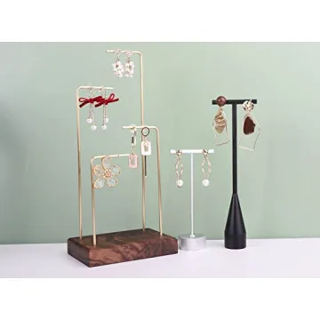 Elegant GemeShou Earring T Bar Stand for Displays