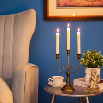 Sziqiqi Vintage Candelabra Holders - Perfect for Events