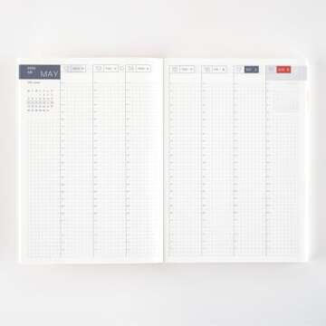 Hobonichi Techo 2025 Cousin Book [English/A5/January Start/Monday Start/Planner]